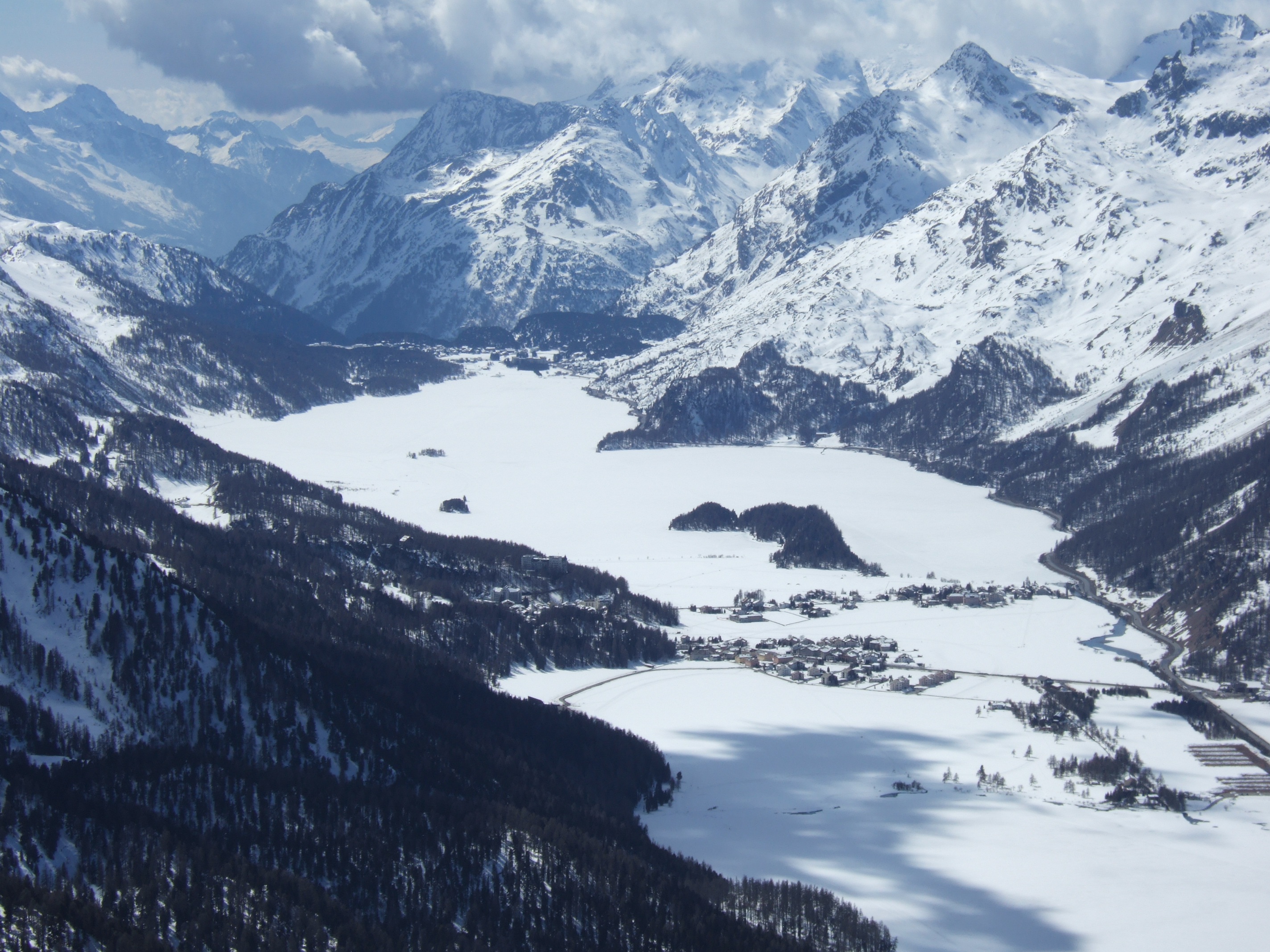 Das Engadin im Winter